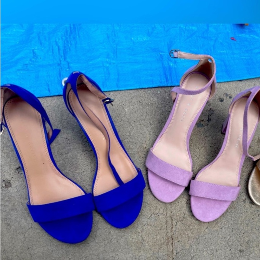 2 pairs, Katie & Kelly elegant Heeled Sandals
